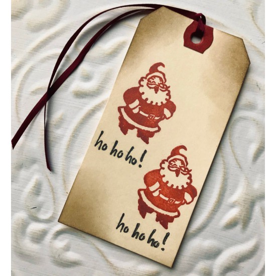 Antique Santa Rubber Stamp